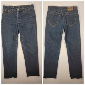 Dolce Gabbana Jeans Sz 29 Straight Leg Vintage 90s Dark Wash